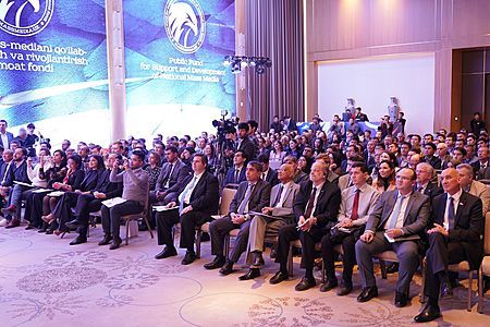 Milliy mass-mediani qo'llab-quvvatlash va rivojlantirish jamoat fondining taqdimoti