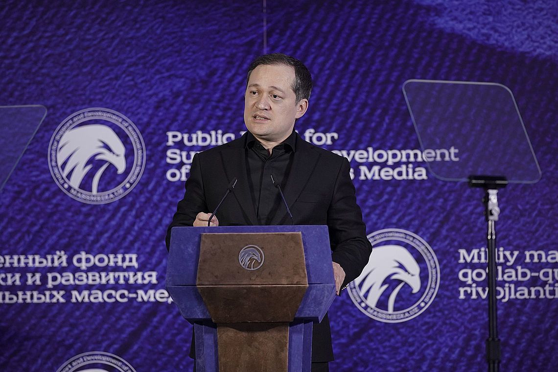 Milliy mass-mediani qo'llab-quvvatlash va rivojlantirish jamoat fondining taqdimoti