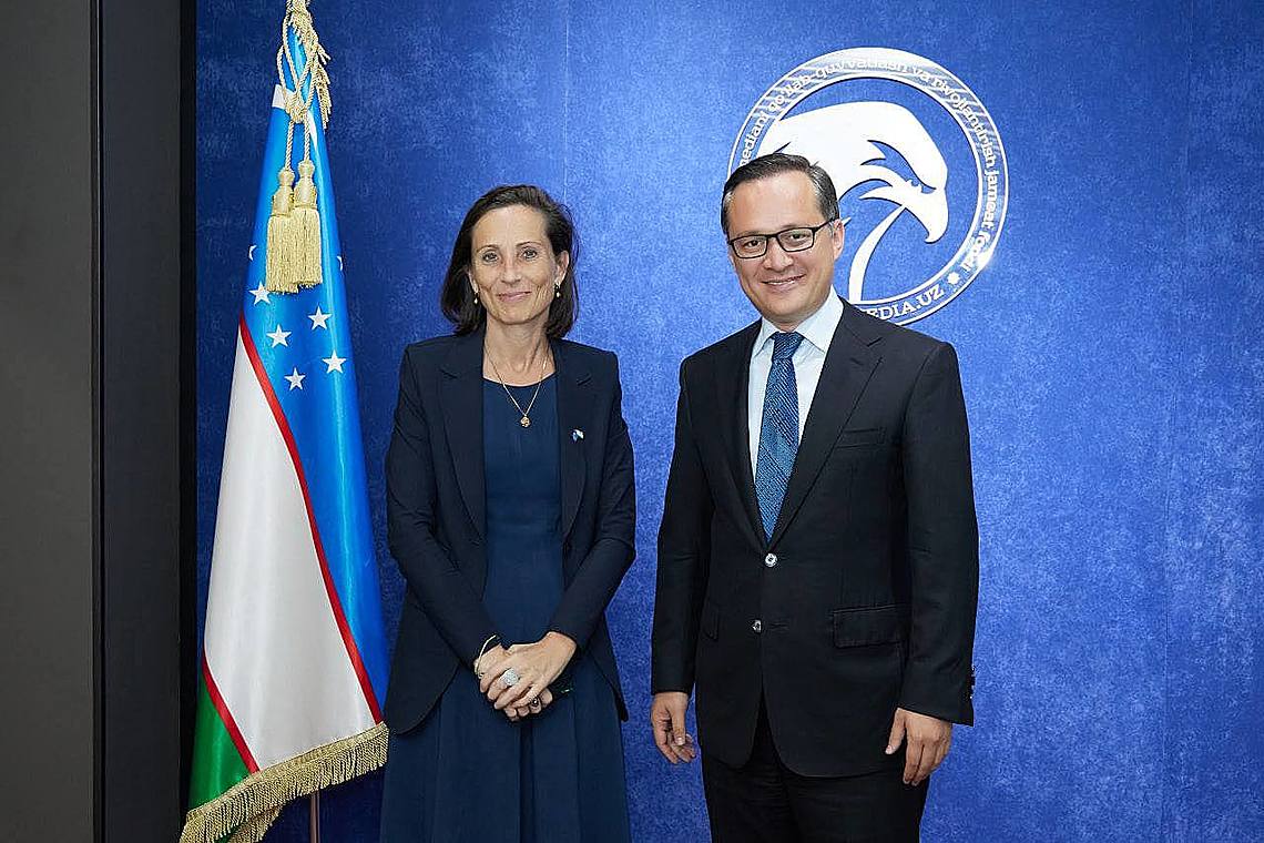 YEI elchisi Mass-media fondiga tashrif buyurdi.