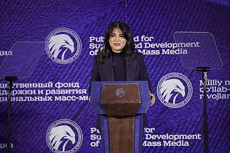 Milliy mass-mediani qo'llab-quvvatlash va rivojlantirish jamoat fondining taqdimoti