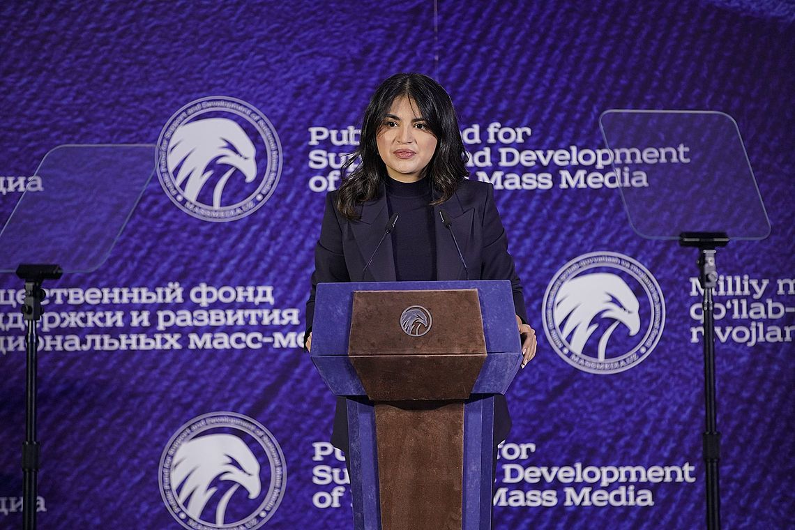 Milliy mass-mediani qo'llab-quvvatlash va rivojlantirish jamoat fondining taqdimoti