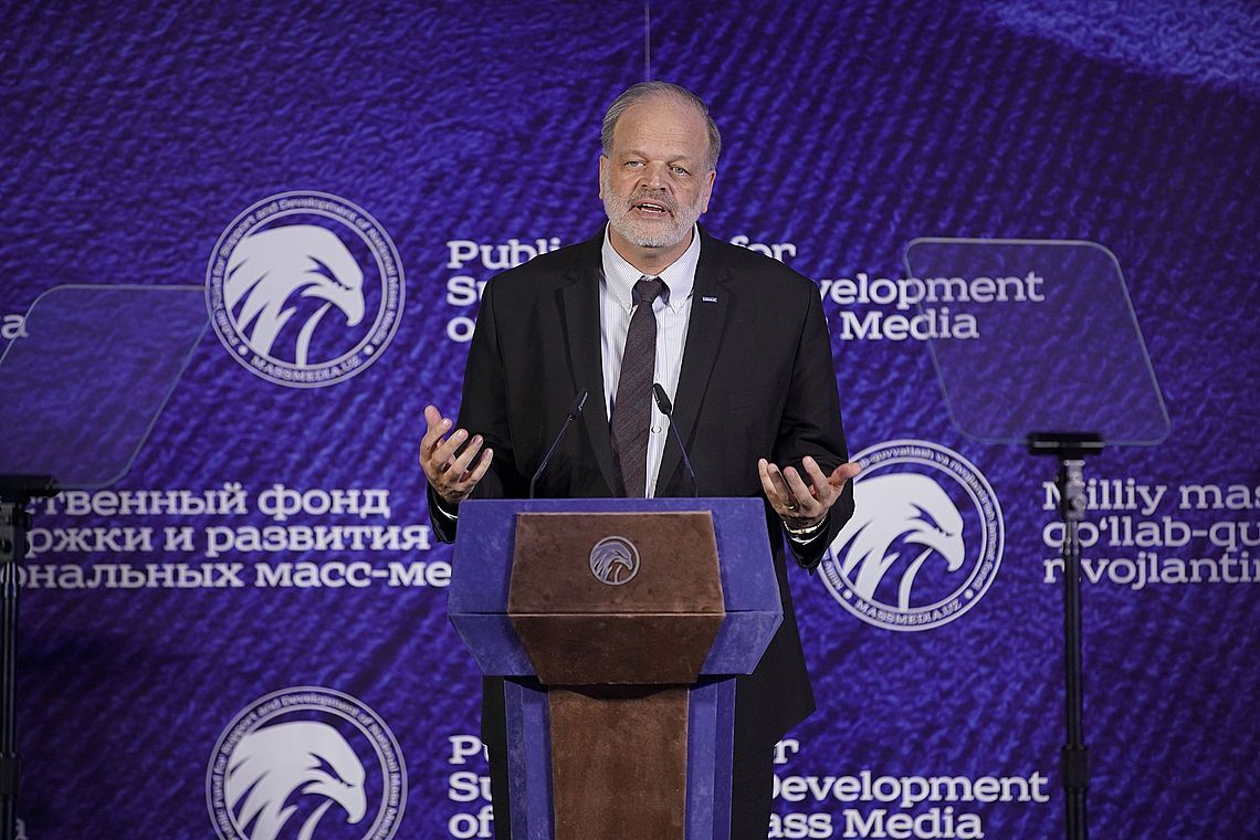 Milliy mass-mediani qo'llab-quvvatlash va rivojlantirish jamoat fondining taqdimoti