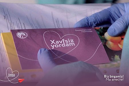 «Xavfsiz Yordam» xayriya loyihasi yuzasidan