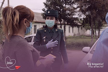 «Xavfsiz Yordam» xayriya loyihasi yuzasidan